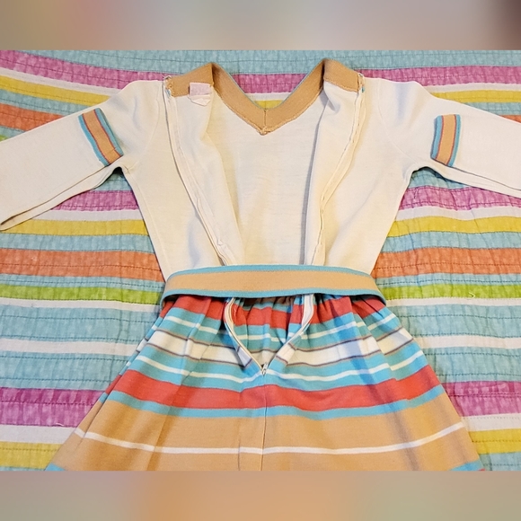 The Red Eye 60's Metro Mod Striped Dress - Picture 4 of 9